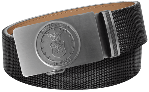 U.S. Air Force Black Nylon Weave Slide Belt