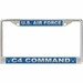 U.S. Air Force C4 Command License Plate Frame