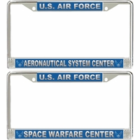 U.S. Air Force Centers License Plate Frames Thumbnail Illustration