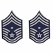 U.S. Air Force Chief Master Sergeant with Diamond Collar Device Pin