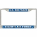 U.S. Air Force Eighth Air Force License Plate Frame