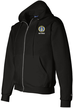 U.S. Air Force Retired Zippered Hoodie