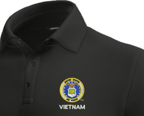 U.S. Air Force Veteran Moisture Wicking Polo