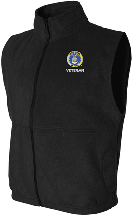 U.S. Air Force Veteran Full-Zip Fleece Vest