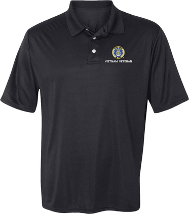U.S. Air Force Vietnam Veteran Moisture Wicking Polo