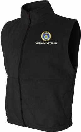 U.S. Air Force Vietnam Veteran Full-Zip Fleece Vest
