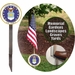 U.S. Air Force Flag Holder Grave Marker with 8x12 American Flag
