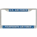 U.S. Air Force Fourteenth Air force License Plate Frame