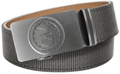 U.S. Air Force Grey Nylon Weave Slide Belt