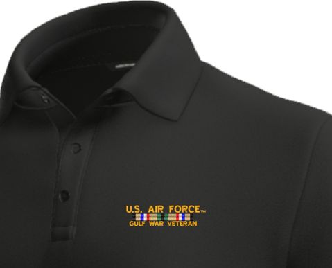 U.S. Air Force Gulf War Veteran Moisture Wicking Polo