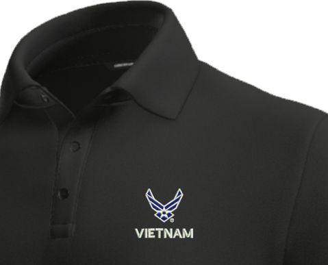 U.S. Air Force Hap Arnold Wings Veteran Moisture Wicking Polo