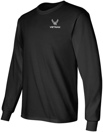U.S. Air Force Hap Wing Symbol Vietnam Long Sleeve T-Shirt