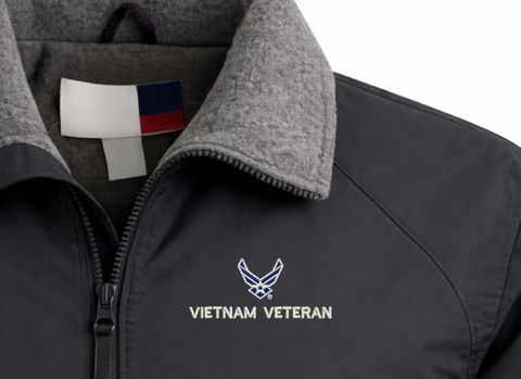 U.S. Air Force Hap Wing Symbol Vietnam Veteran 3-Season Jacket