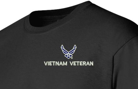 U.S. Air Force Hap Wing Symbol Vietnam Veteran Long Sleeve T-Shirt