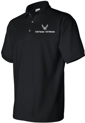 U.S. Air Force Hap Arnold Wings Vietnam Veteran Polo