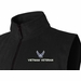 U.S. Air Force Hap Wing Symbol Vietnam Veteran Full-Zip Fleece Vest