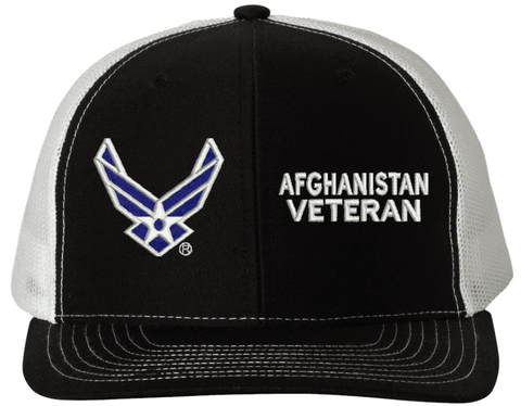 U.S. Air Force Hap Wings Afghanistan Veteran Mesh Back Cap