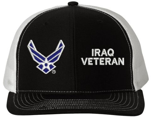 U.S. Air Force Hap Wings Iraq Veteran Mesh Back Cap