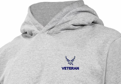 U.S. Air Force HAP Wings Veteran Heavy Weight Fleece Hoodie