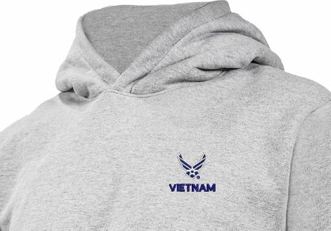U.S. Air Force HAP Wings Vietnam Heavy Weight Fleece Hoodie