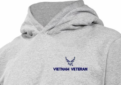 U.S. Air Force HAP Wings Vietnam Veteran Heavy Weight Fleece Hoodie