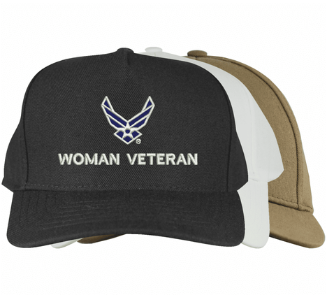 U.S. Air Force Hap Wings Woman Veteran Cap