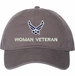 U.S. Air Force HAP Wings Woman Veteran Unstructured Dad Cap