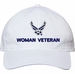 U.S. Air Force HAP Wings Woman Veteran Unstructured Dad Cap