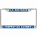 U.S. Air Force Inspection Agency License Plate Frame