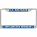U.S. Air Force Intelligence Command License Plate Frame