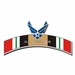 U.S. Air Force Iraq Ribbon Sticker Decal