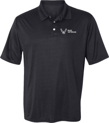U.S. Air Force Iraq Veteran Moisture Wicking Polo