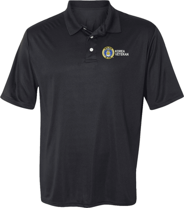 U.S. Air Force Korea Veteran Moisture Wicking Polo
