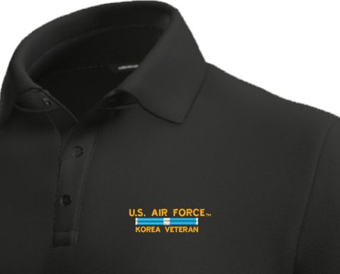 U.S. Air Force Korea Veteran Moisture Wicking Polo