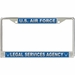 U.S. Air Force Legal Services Agency License Plate Frame