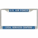 U.S. Air Force Legal Services Centers License Plate Frame