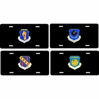 U.S. Air Force License Plates Thumbnail Illustration