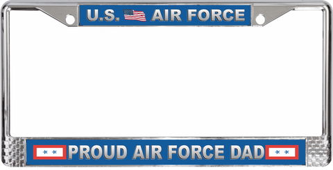 U.S. Air Force Proud Air Force Dad License Plate Frame
