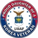 U.S. Air Force Proud Daughter of a Korea Veteran