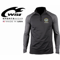 U.S. Air Force ProWikMax&#174 2-Tone 1/4 Zip Long Sleeve Shirts Thumbnail Illustration