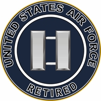 thumbnail image 2 of 2-Pack Air Force Senior Airman Rank Stickers – Military Decals, Made In USA 2 of 6