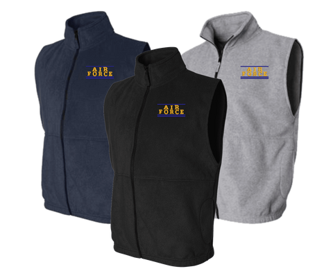 U.S. Air Force Script Full-Zip Fleece Vest