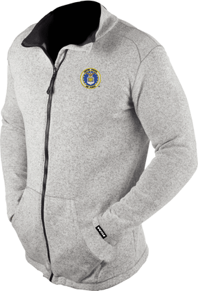 U.S. Air Force Seal Knit HEATR Long Sleeve Full Zip