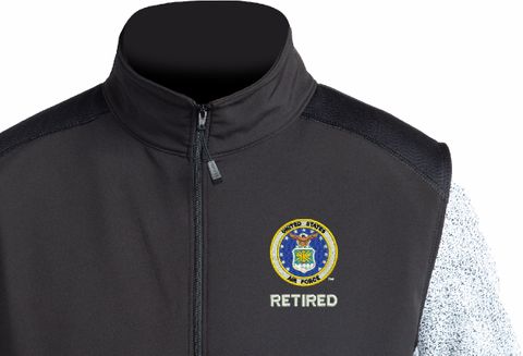 U.S. Air Force Seal Retired Thermal Windstop Vest