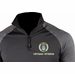 U.S. Air Force Seal Vietnam Veteran ProWikMax 2-Tone 1/4 Zip Long Sleeve Shirt