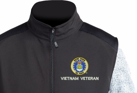 U.S. Air Force Seal Vietnam Veteran Thermal Windstop Vest
