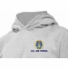 U.S. Air Force Seal with Text Heavy Weight Fleece Hoodie