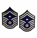 U.S. Air Force Senior Master Sergeant with Diamond Collar Device Pin