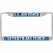 U.S. Air Force Seventh Air Force License Plate Frame