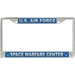 U.S. Air Force Space Warfare Center License Plate Frame